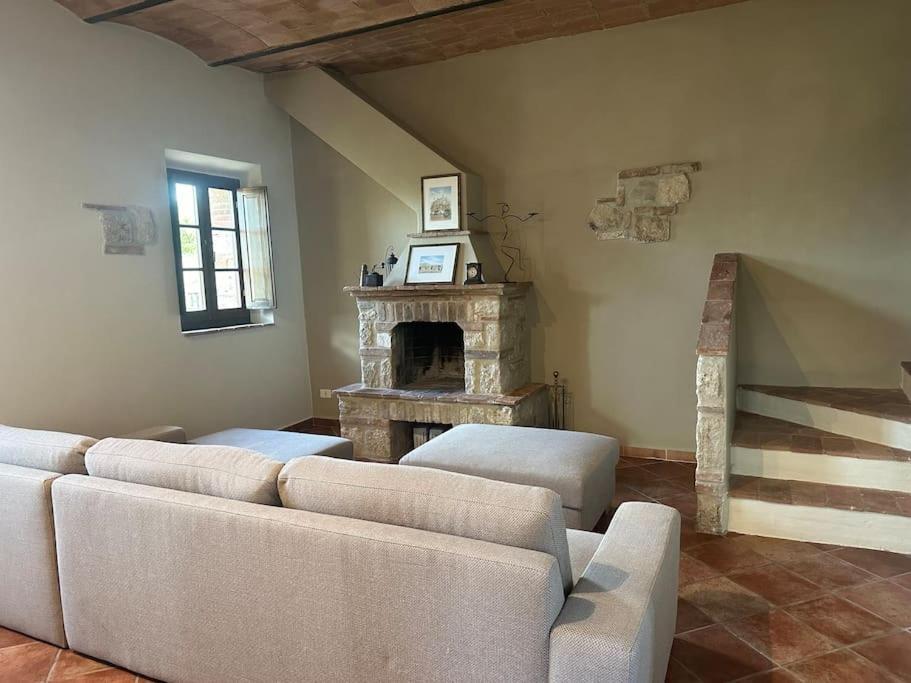 Cozy Home In Countryside Asciano Siena -Renovated! Exteriér fotografie